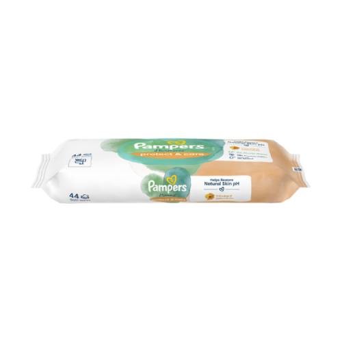 Zdjęcie produktu - 7 Pampers Harmonie Protect&Care Chusteczki nawilżane, 44szt.