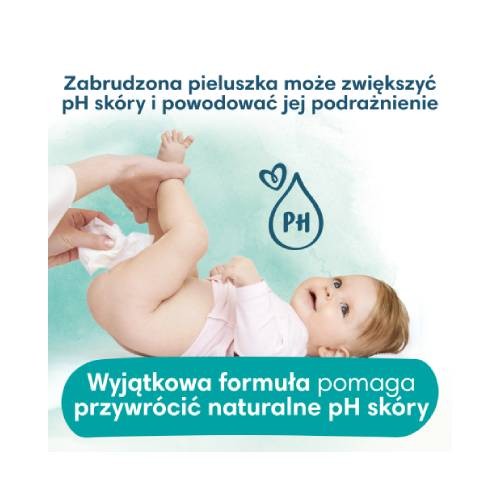 Miniaturka artykułu - #1 Pampers Harmonie Protect&Care Chusteczki nawilżane, 44szt.