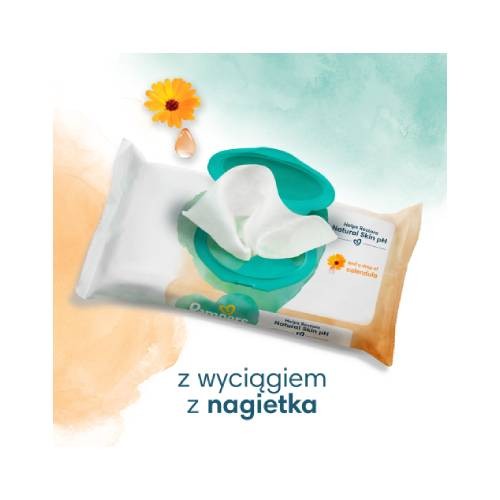 Zdjęcie produktu - 10 Pampers Harmonie Protect&Care Chusteczki nawilżane, 44szt.