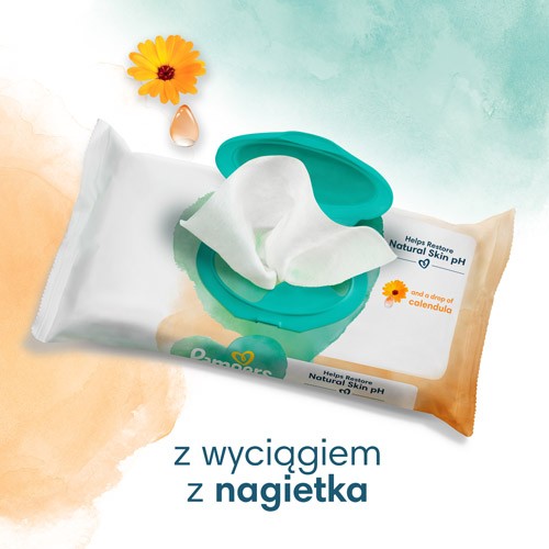Miniaturka artykułu - #0 Pampers Harmonie Protect&Care Chusteczki nawilżane, 3x44szt.