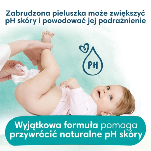 Miniaturka artykułu - #1 Pampers Harmonie Protect&Care Chusteczki nawilżane, 3x44szt.