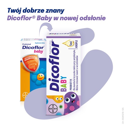 Zdjęcie produktu - 1 Zestaw Dicoflor Baby krople, 2x 5ml 