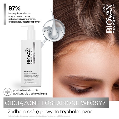Miniaturka artykułu - #0 BIOVAX Trychologic Advanced Detox Szampon do włos&oacute;w i sk&oacute;ry głowy, 200 ml