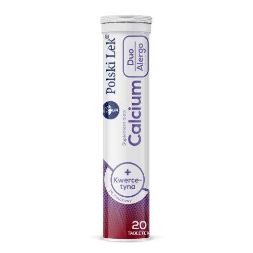 Zdjęcie produktu - 0 Calcium Duo Alergo + Kwercetyna, 20 tabl.