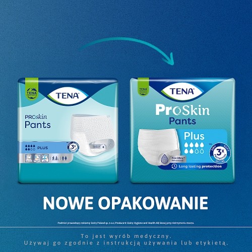Zdjęcie produktu - 4 TENA PANTS ProSkin Plus Majtki chłonne M, 30 szt.