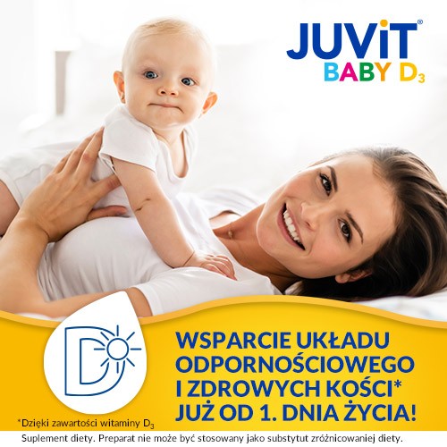 Zdjęcie produktu - 1 Juvit Baby D3 krople, 10 ml