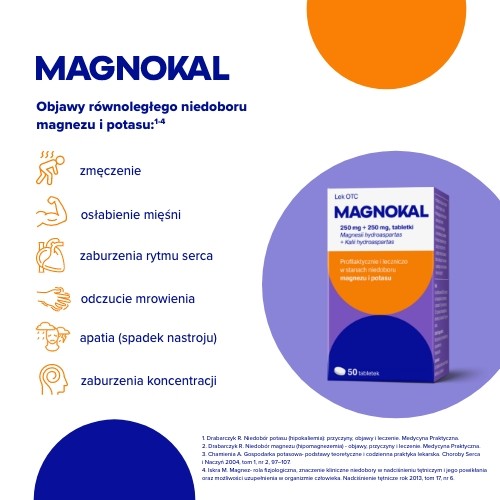Zdjęcie produktu - 5 Asparaginian MagnoKal, 50 tabletek