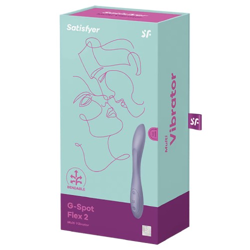 Zdjęcie produktu - 0 Satisfyer G-Spot Flex 2 Wibrator wielofunkcyjny fioletowy