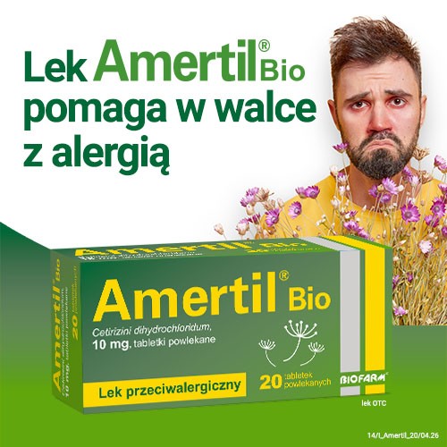 Miniaturka artykułu - #1 Amertil Bio 10mg, 20tabl.powl.