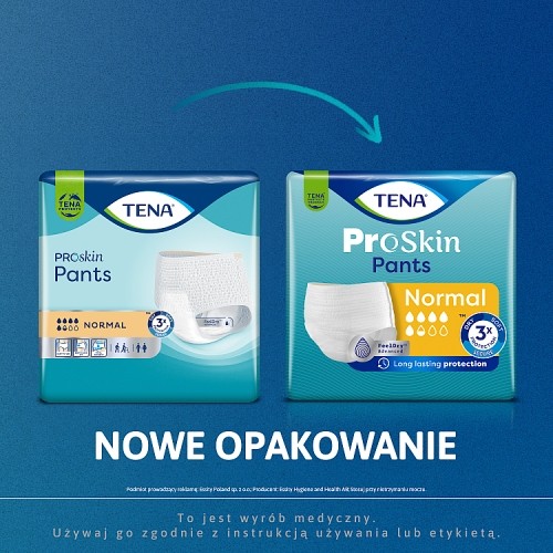 Zdjęcie produktu - 3 TENA PANTS ProSkin Normal majtki chłonne XL, 15 sztuk