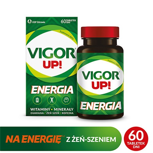 Miniaturka artykułu - #0 VIGOR UP! ENERGIA, 60 tabletek