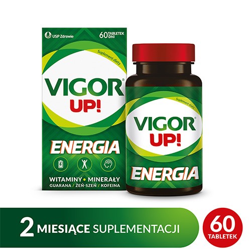 Miniaturka artykułu - #1 VIGOR UP! ENERGIA, 60 tabletek