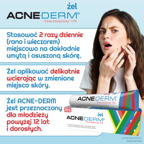 Zdjęcie produktu - 4 ACNE-DERM żel, 20g