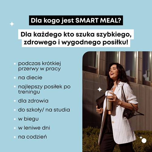 Miniaturka artykułu - #0 SUPERSONIC Smart Meal Pełnowartościowy posiłek Ciasteczkowo-bananowe smoothie, 1300g
