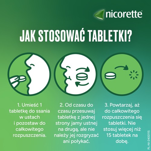 Zdjęcie produktu - 7 Nicorette Coolmint 2mg, 40 tabletek do ssania