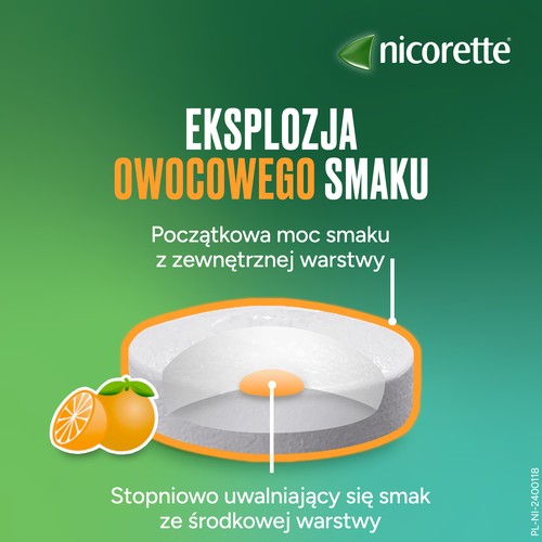 Zdjęcie produktu - 3 Nicorette Fruit 4mg, 40 tabletek do ssania