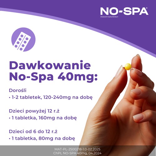 Zdjęcie produktu - 3 NO-SPA 40 mg, 24 tabletki