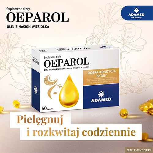 Miniaturka artykułu - #0 OEPAROL olej z nasion wiesiołka, 60 kaps.