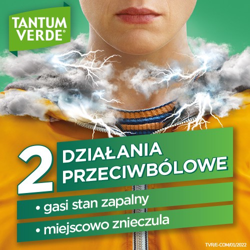 Zdjęcie produktu - 1 TANTUM VERDE Płyn do płukania gardła i jamy ustnej - 240 ml 