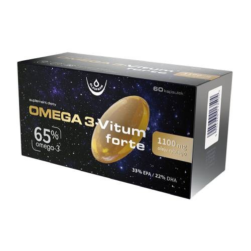 Miniaturka artykułu - #0 OLEOFARM Omega 3-Vitum Forte, 60 kapsułek