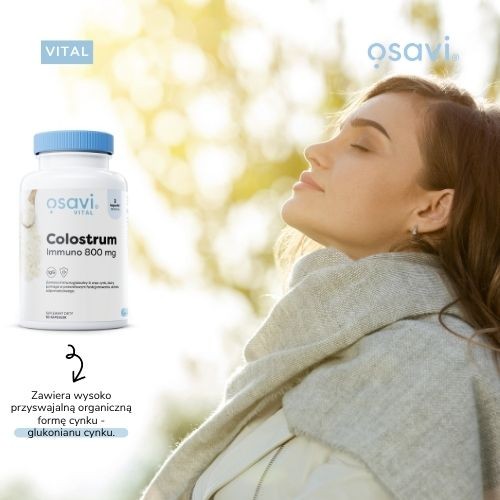 Miniaturka artykułu - #0 OSAVI Vital Colostrum Immuno 800mg, 60kaps.