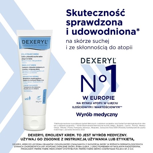 Miniaturka artykułu - #0 DEXERYL Emolient Krem do sk&oacute;ry suchej i atopowej, 50g