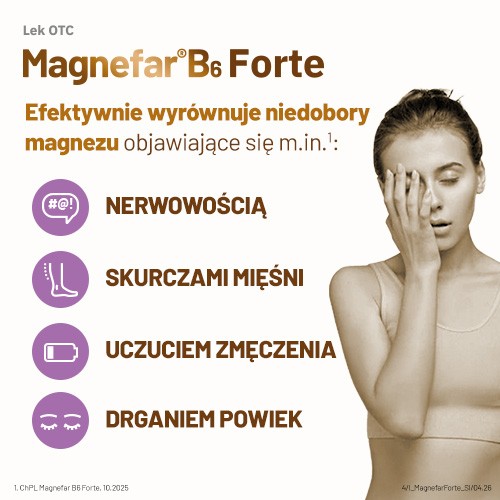 Zdjęcie produktu - 2 Magnefar B6 Forte, 90 tabletek