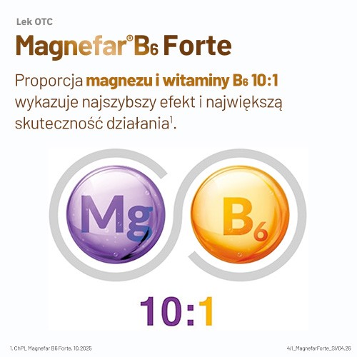 Zdjęcie produktu - 3 Magnefar B6 Forte, 90 tabletek