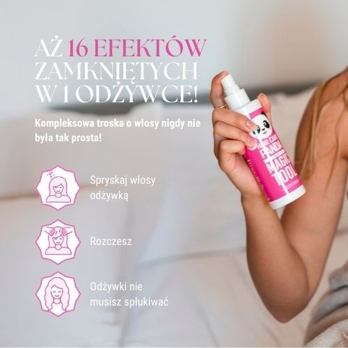 Miniaturka artykułu - #0 Noble Health Hair Care Panda Multifunkcyjna odżywka do włos&oacute;w w spray'u, 200 ml