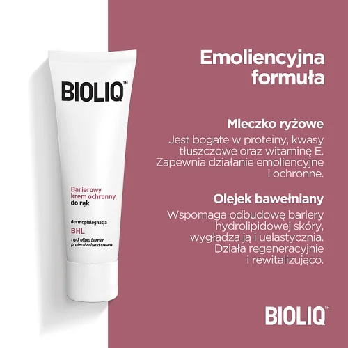 #2 – BIOLIQ BHL Barierowy krem ochronny do rąk, 75ml