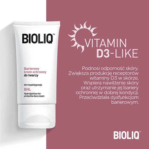 #1 – BIOLIQ BHL Barierowy krem ochronny do twarzy, 50ml
