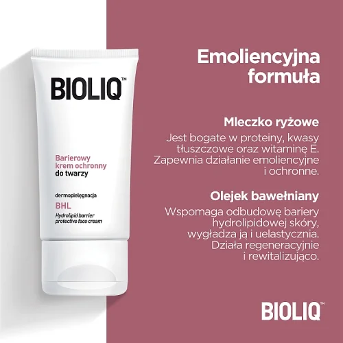 #2 – BIOLIQ BHL Barierowy krem ochronny do twarzy, 50ml