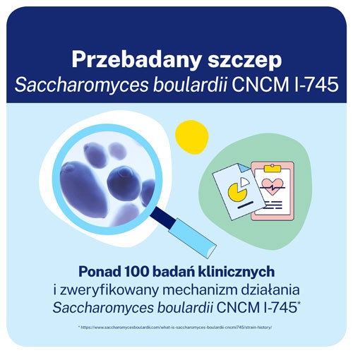 Miniaturka artykułu - #1 ENTEROL 250mg Lek probiotyczny, 20 saszetek