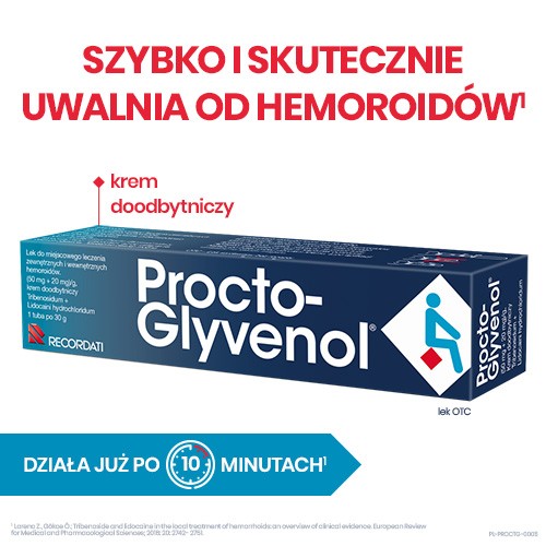 Zdjęcie produktu - 0 Procto-Glyvenol krem doodbytniczy, 30 g 