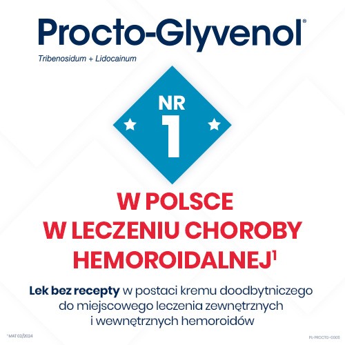 Zdjęcie produktu - 1 Procto-Glyvenol krem doodbytniczy, 30 g 