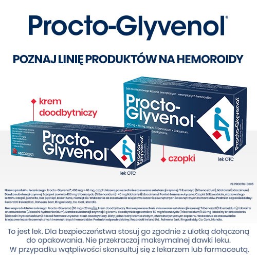 Zdjęcie produktu - 7 Procto-Glyvenol krem doodbytniczy, 30 g 
