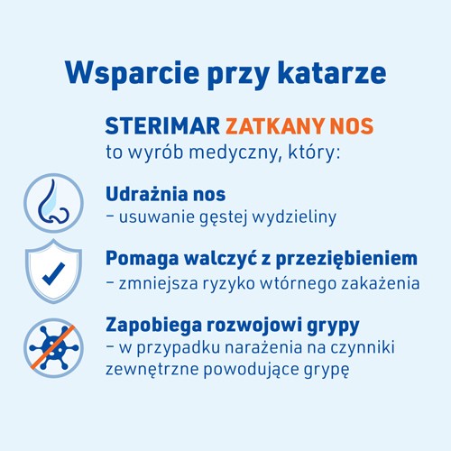 Zdjęcie produktu - 1 STERIMAR Zatkany Nos Hipertoniczny - 50 ml