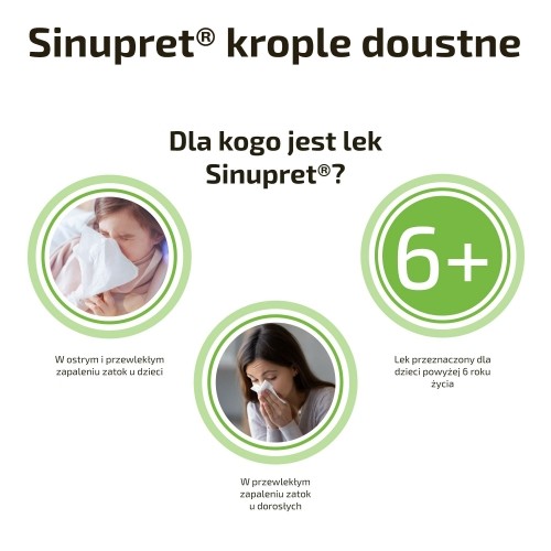 Miniaturka artykułu - #1 SINUPRET Krople - 100 ml