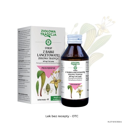 Miniaturka artykułu - #0 Ziołowa Tradycja Syrop z babki lancetowatej, 125 g