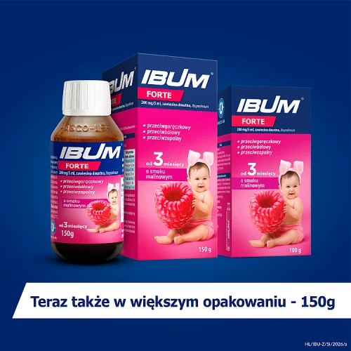 #3 – IBUM FORTE Zawiesina o smaku malinowym 200 mg/5 ml, 100g