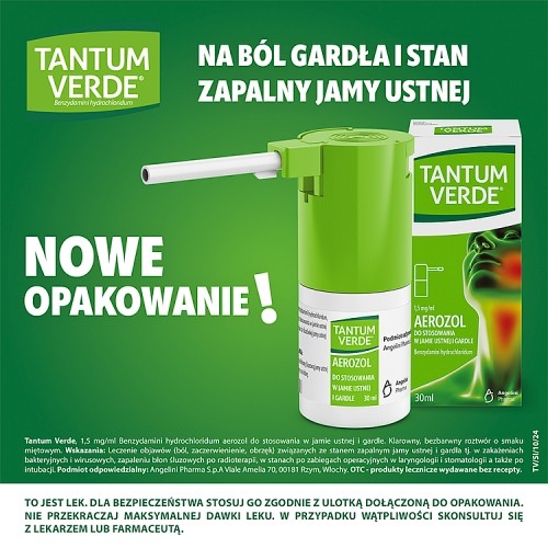 Zdjęcie produktu - 0 TANTUM VERDE Aerozol, 30 ml 