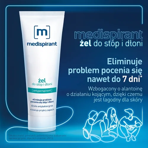 #1 – MEDISPIRANT Żel (stopy, dłonie), 50 ml