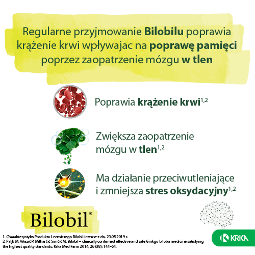 Miniaturka artykułu - #0 BILOBIL INTENSE 120mg, 60 kapsułek 