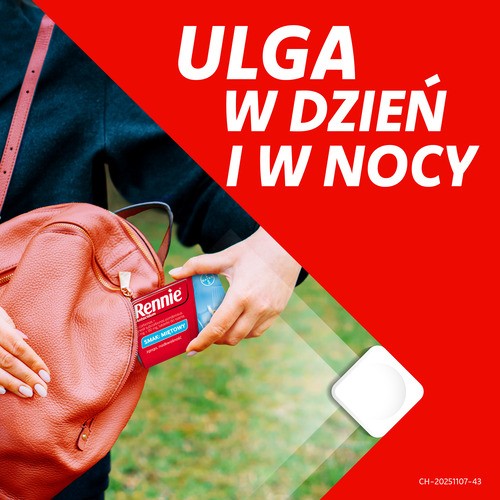 Zdjęcie produktu - 3 Rennie Antacidum o smaku miętowym, 48 tabletek 