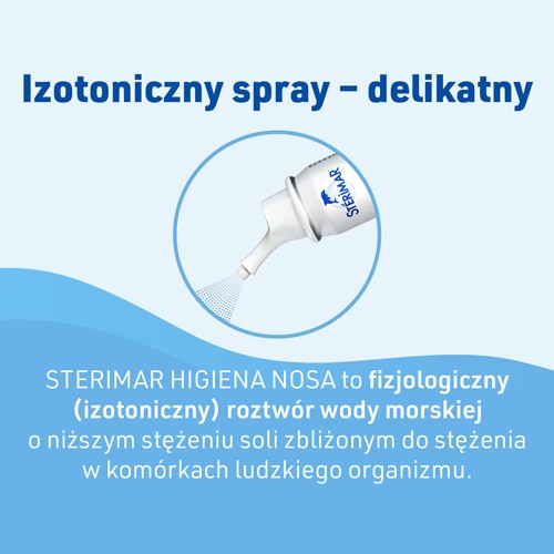 Zdjęcie produktu - 5 Sterimar Higiena Nosa Woda morska do nosa, spray, 50 ml