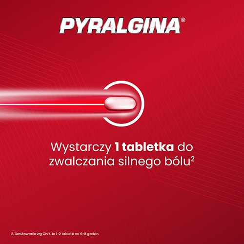Zdjęcie produktu - 1 PYRALGINA 500 mg - 6 tabletek