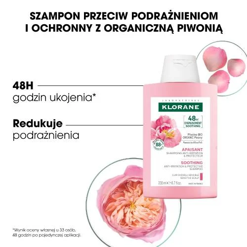 #0 – KLORANE Szampon do włos&oacute;w Piwonia, 200 ml
