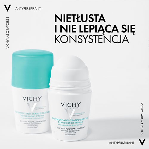 Zdjęcie produktu - 3 Vichy Antyperspirant w kulce przeciw intensywnemu poceniu 48H, 50 ml