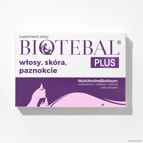 Miniaturka artykułu - #1 Zestaw BIOTEBAL Plus Włosy, sk&oacute;ra, paznokcie, 3x 40 tabletek
