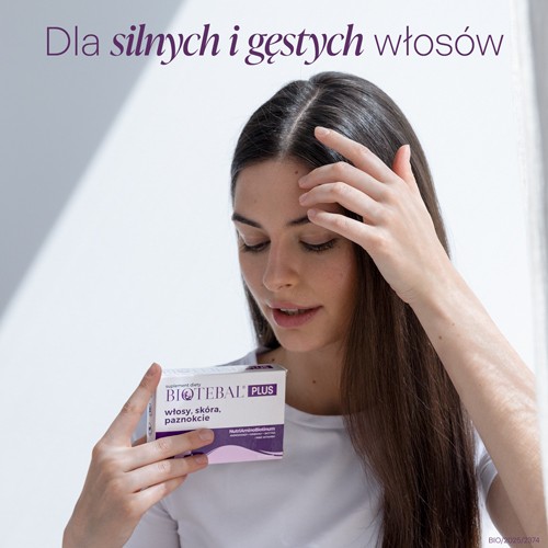 Zdjęcie produktu - 3 Zestaw BIOTEBAL Plus Włosy, sk&oacute;ra, paznokcie, 3x 40 tabletek